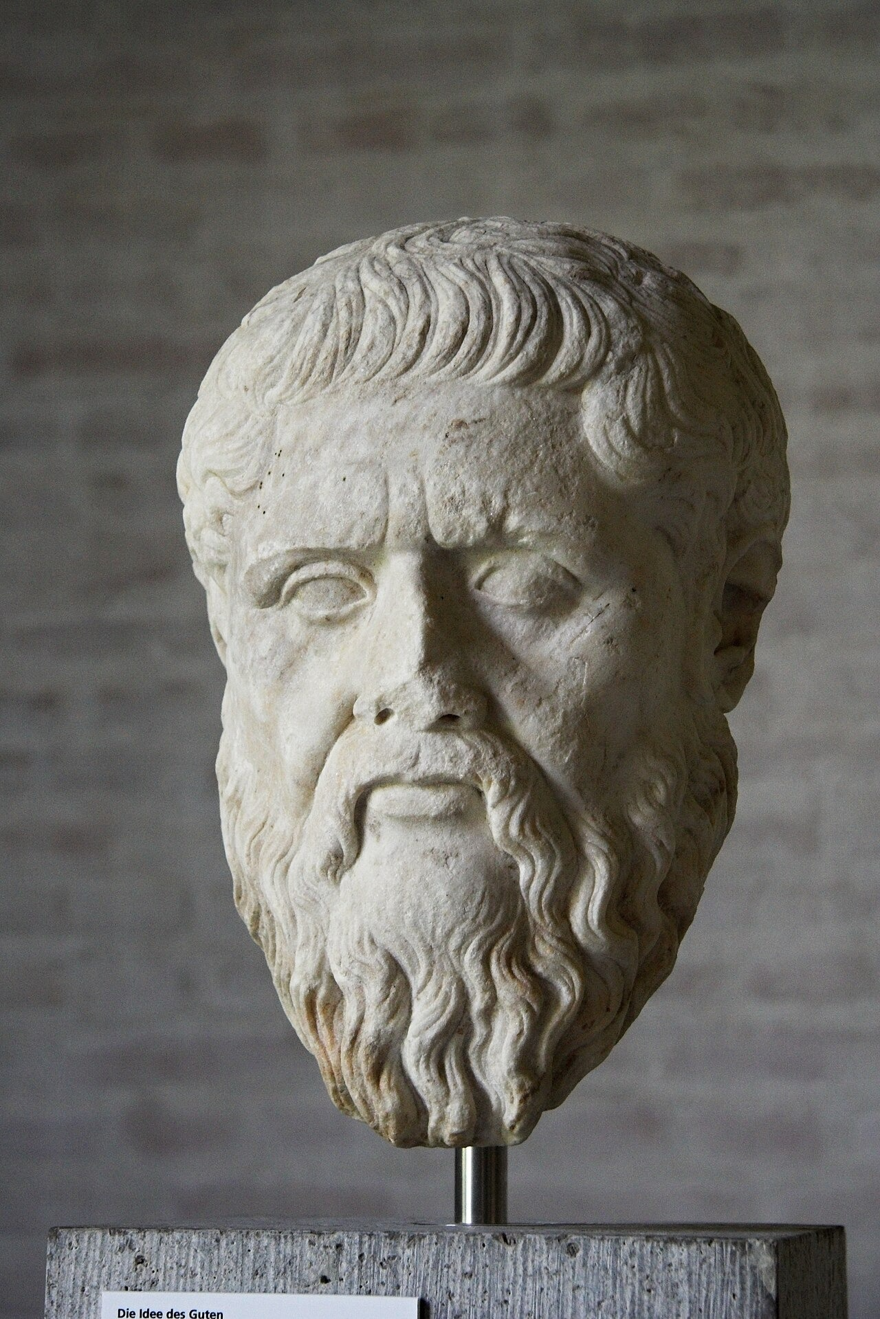 Marble bust of Plato